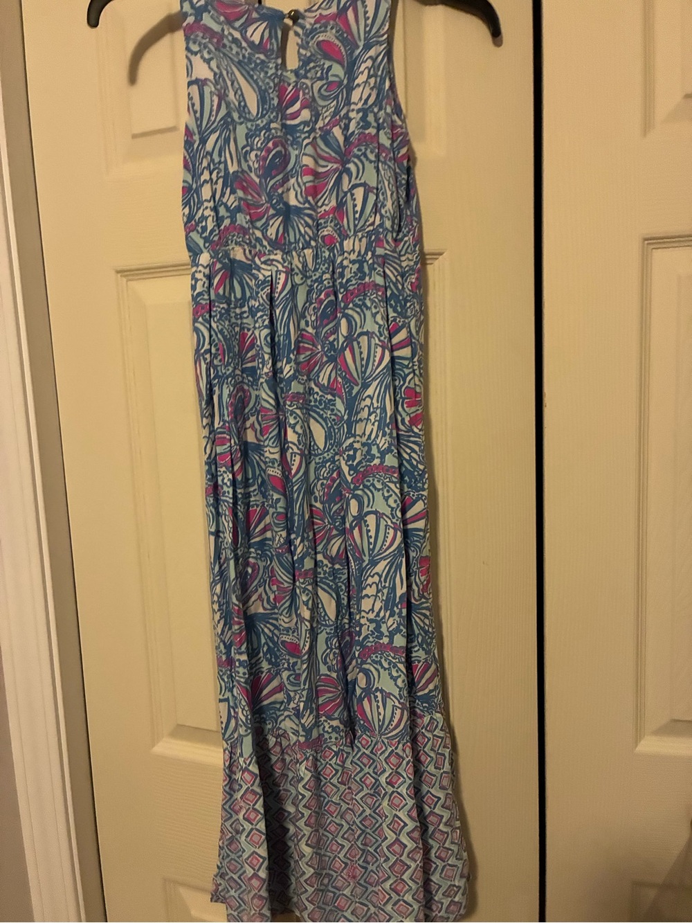 Lilly Pulitzer Blue and Pink Printed Dress